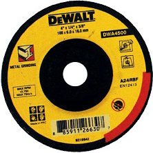 Dewalt DWA4500S Grinding Disc 4" For Stainless Steel - KHM Megatools Corp.