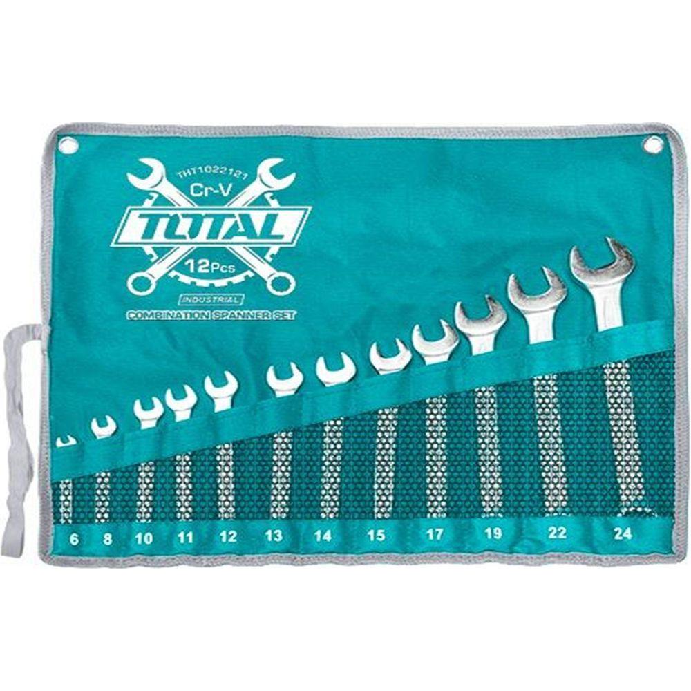 Total THT1022121 Combination Wrench Set 6-24mm