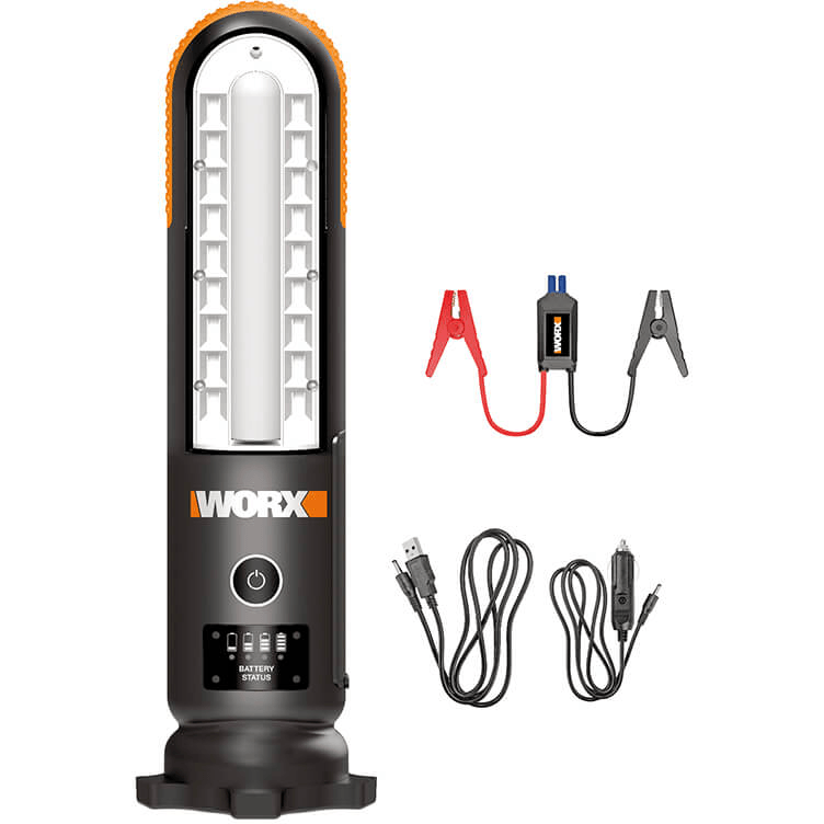 Worx WX852 12V Cordless Multi Function Lantern Light / Jump Starter | Worx by KHM Megatools Corp.