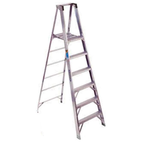 Werner Aluminum A-Type Step Platform Ladder