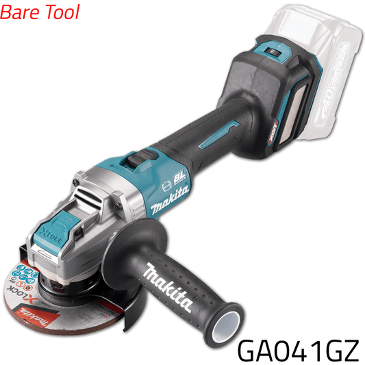 Makita GA041GZ Cordless Angle Grinder 5" X-Lock 40V XGT (Bare) - KHM Megatools Corp. 888