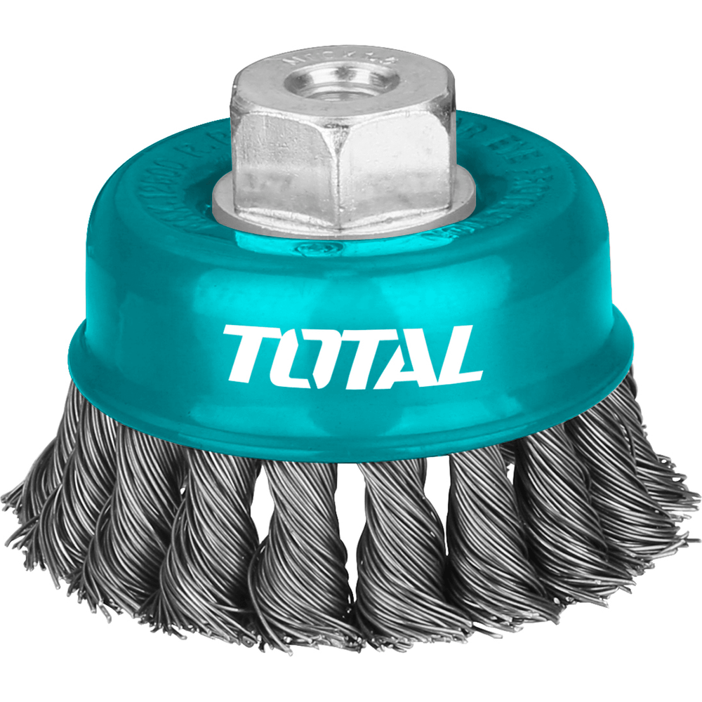 Total TAC32031.2 Wire Cup Brush Twisted Type (75mm) | Total by KHM Megatools Corp.