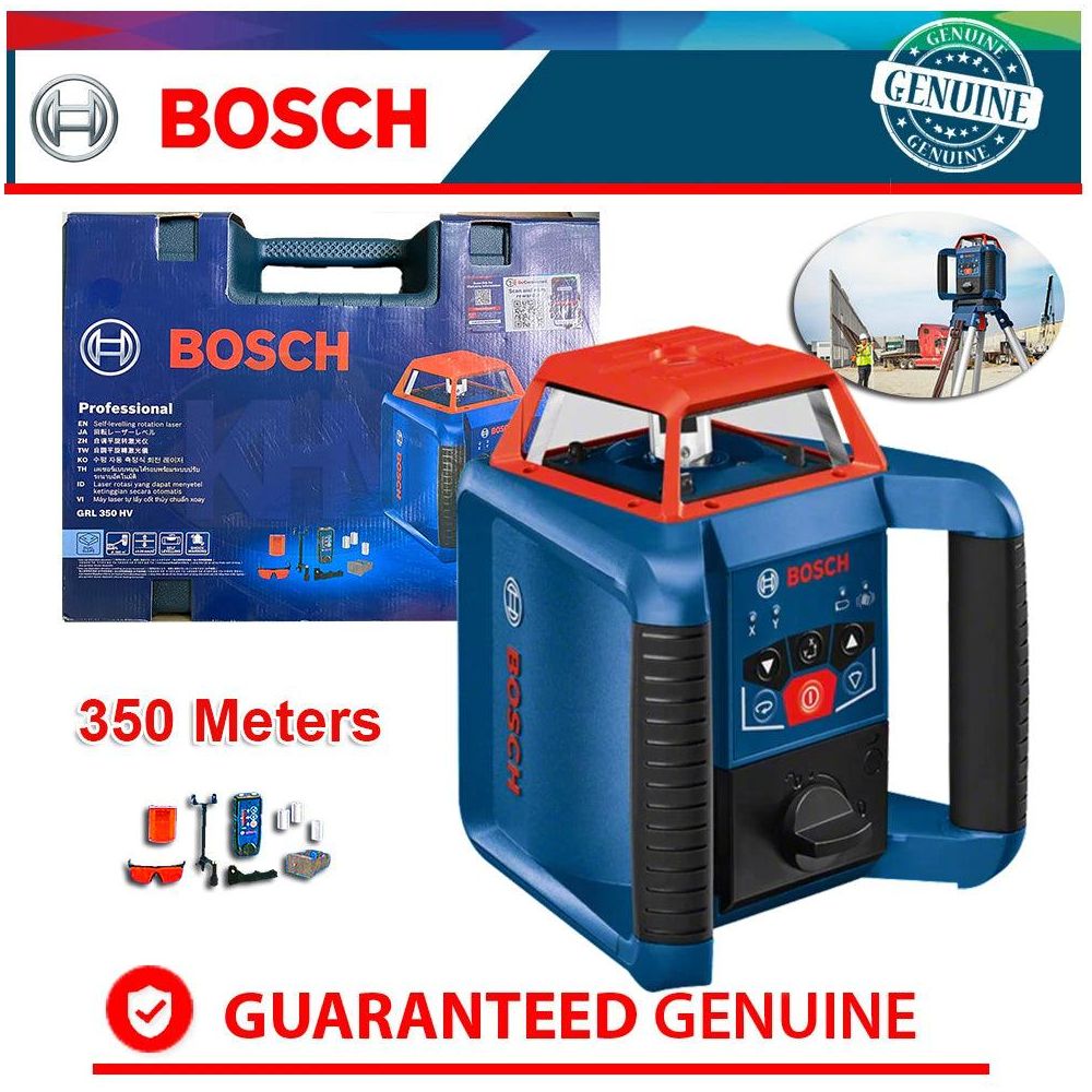 Bosch GRL 350 HV Rotation Laser Level / Line Laser [350 meters] - KHM Megatools Corp.