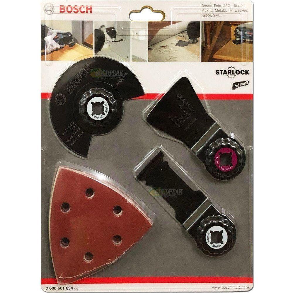 Bosch Starlock 13pcs Universal Accessory Kit Set for Oscillating Tools - Goldpeak Tools PH Bosch Main image