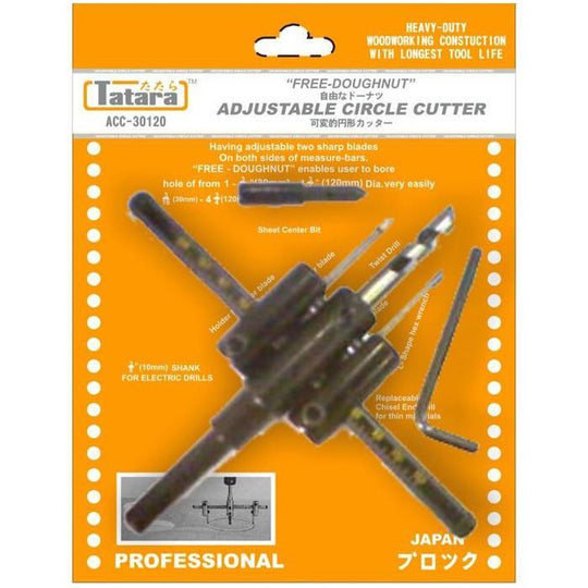 Tatara Adjustable Circle Cutter - Goldpeak Tools PH Tatara