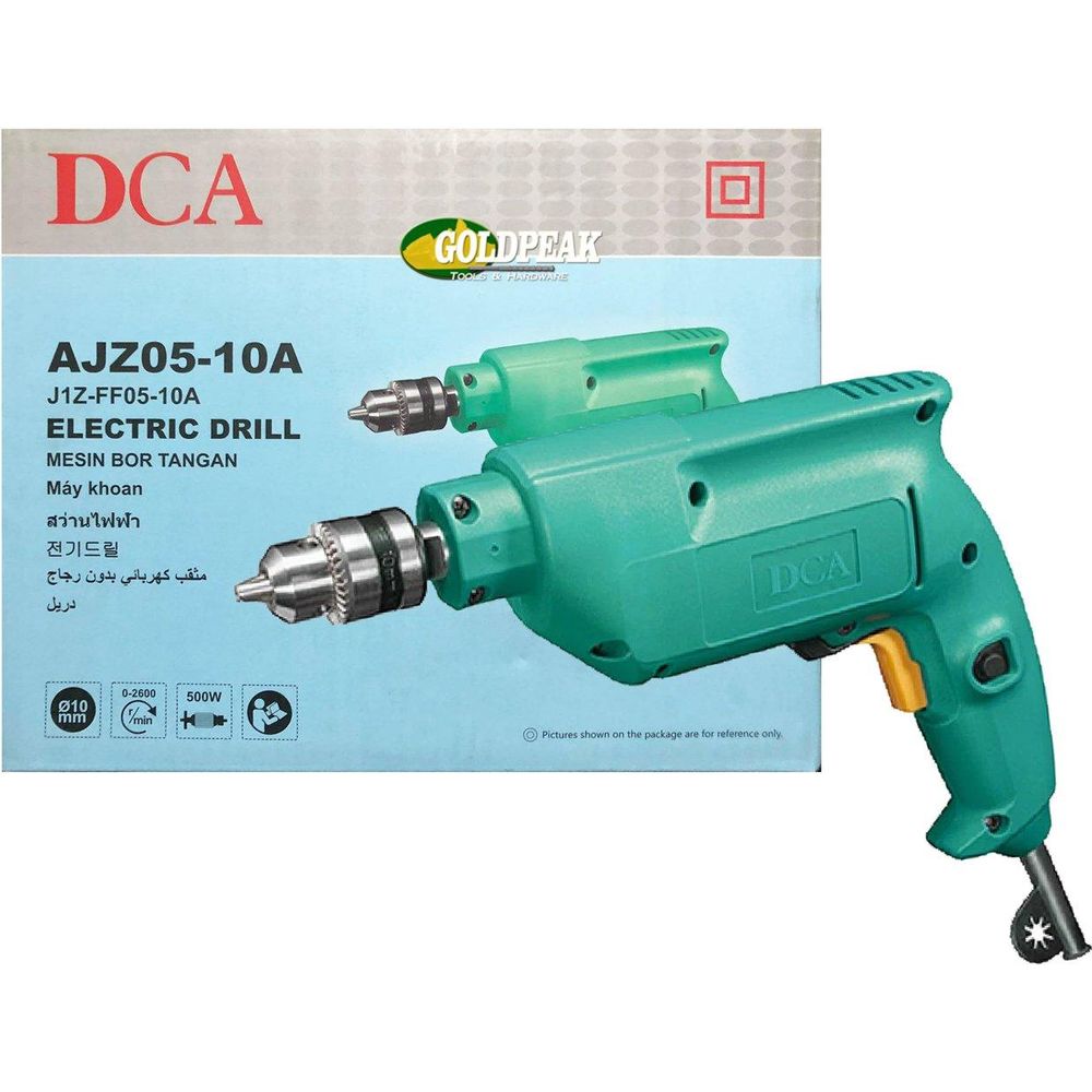 DCA AJZ05-10A Electric Hand Drill 10mm - Goldpeak Tools PH DCA