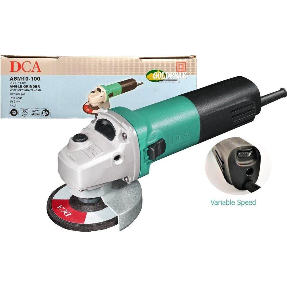 DCA ASM10-100 Angle Grinder 4" (Variable Speed) - Goldpeak Tools PH DCA