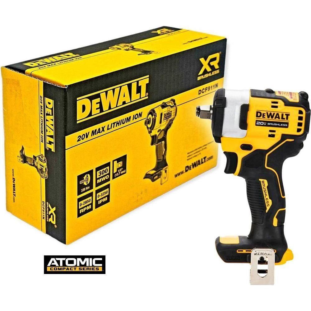 Dewalt DCF911N 20V Cordless Impact Wrench 1/2" (Atomic) 338Nm - KHM Megatools Corp.