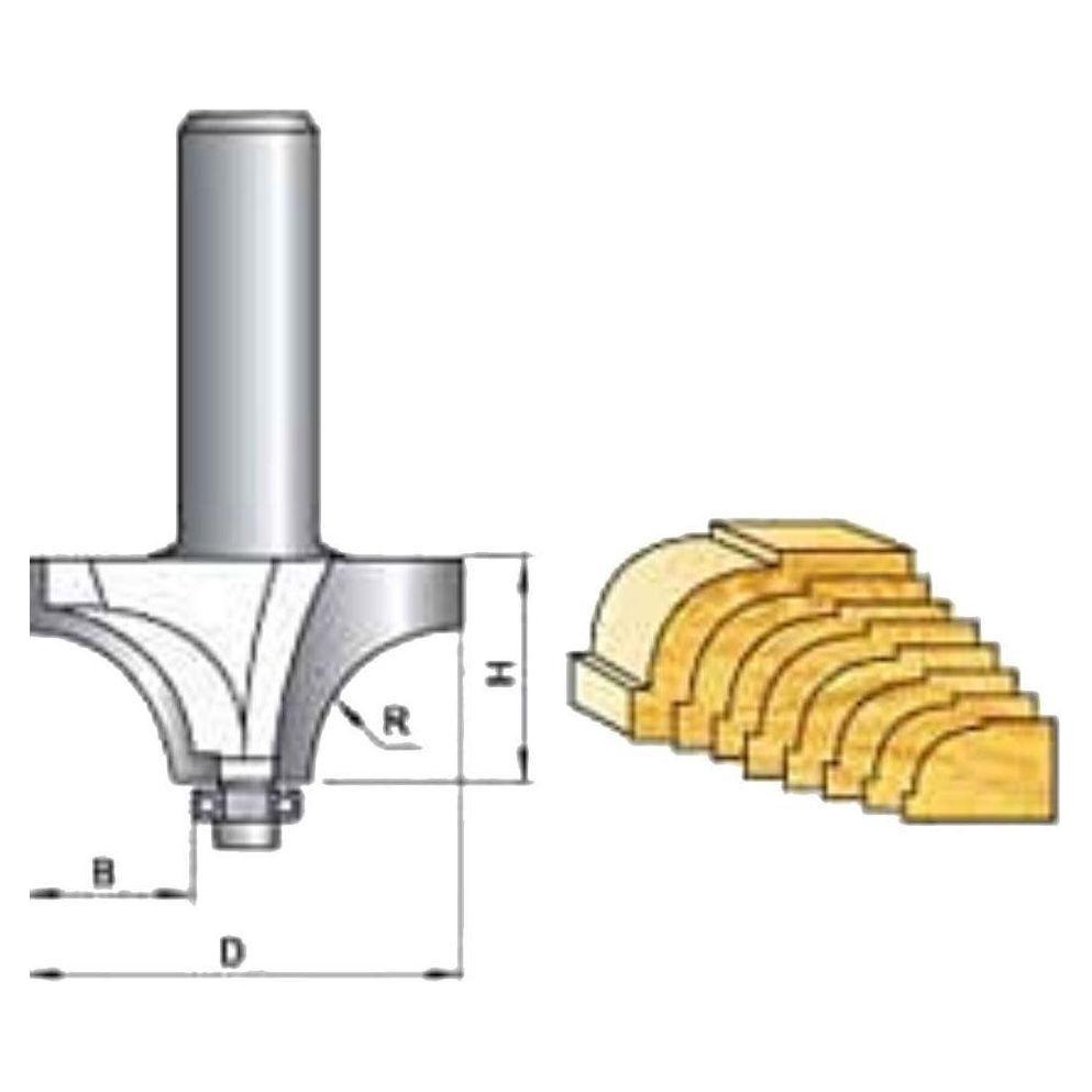 Tatara Beading Router Bits with Bearing - Goldpeak Tools PH Tatara Main image