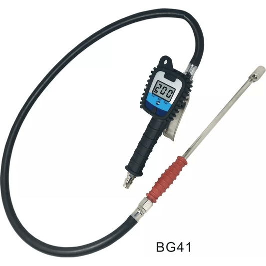 THB BG41 Digital Tire Pressure Gun with 85cm Rubber Tube & 12" Dual Air Chuck - KHM Megatools Corp.