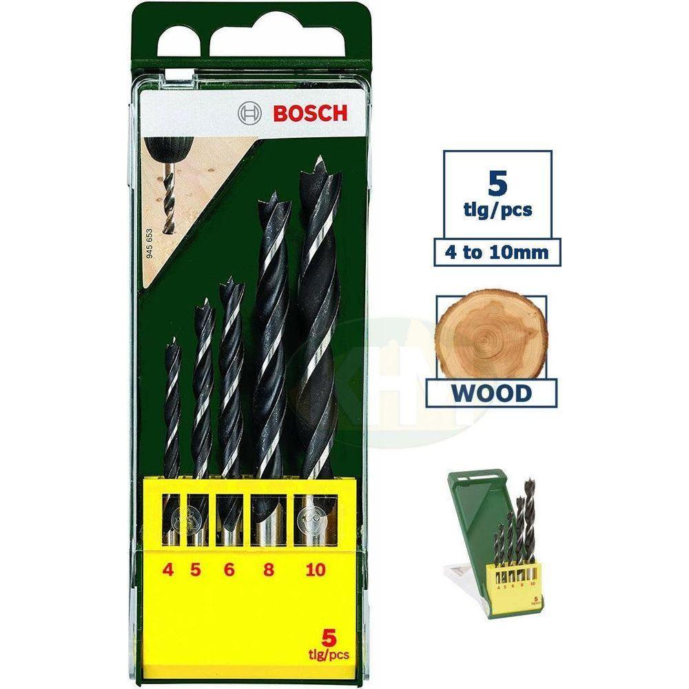 Bosch 5pcs Wood Drill Bit Set (2607019440) | Bosch by KHM Megatools Corp. Main image