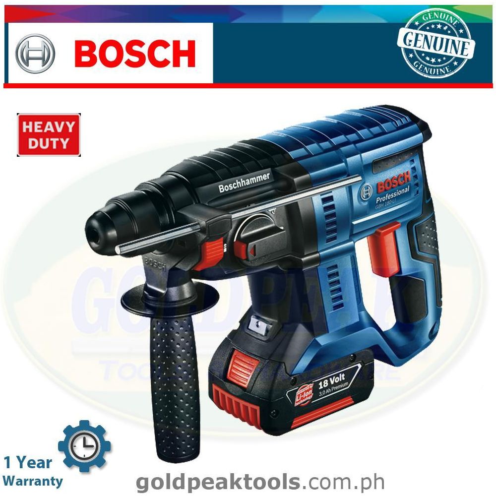 Bosch GBH 180-Li Cordless Rotary Hammer (Bare) - Goldpeak Tools PH Bosch