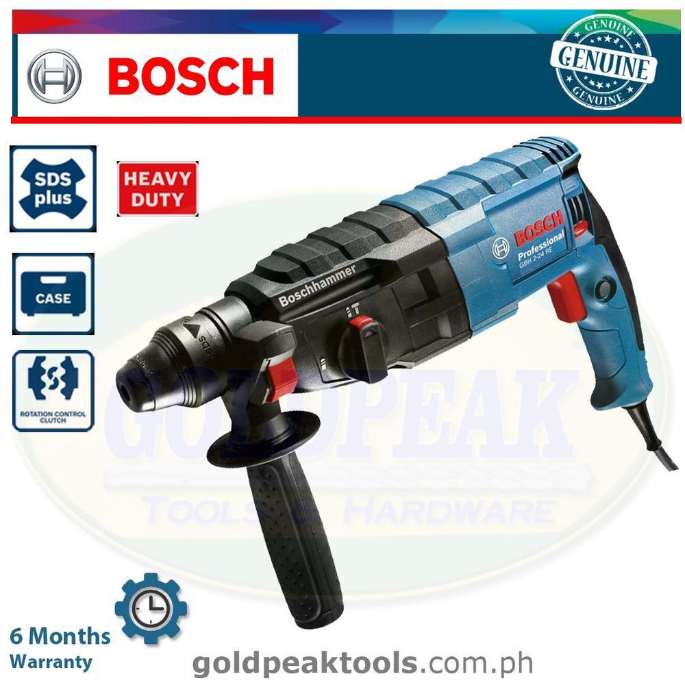 Bosch GBH 2-24 RE Rotary Hammer - Goldpeak Tools PH Bosch