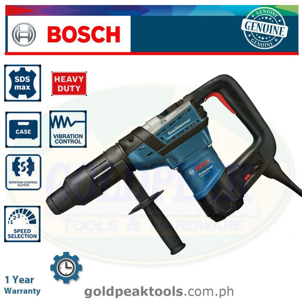 Bosch GBH 5-40 D SDS-Max Rotary Hammer - Goldpeak Tools PH Bosch