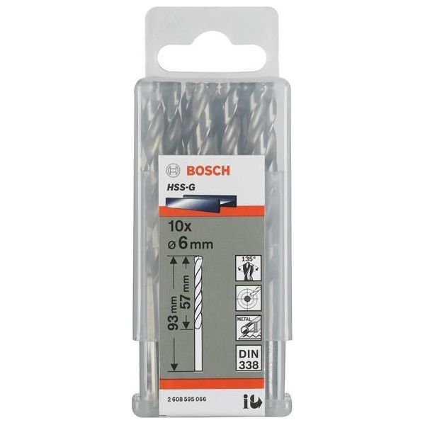 Bosch HSS-G Drill Bit (Blister Pack) - Goldpeak Tools PH Bosch