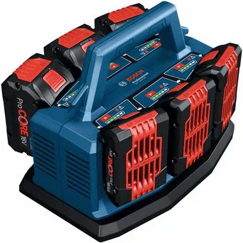 Bosch Professional Multi-Bay charger Fast Charge 8A 6 Port 18V