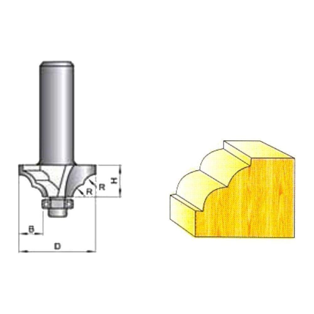 Taurus Router Bit Tatara Classical Moulding Router Bit with bearing – KHM Megatools Corp.