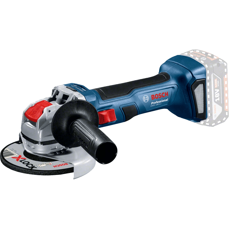 Bosch GWX 180-Li Cordless Angle Grinder 5" (X-Lock) [Bare] - KHM Megatools Corp.
