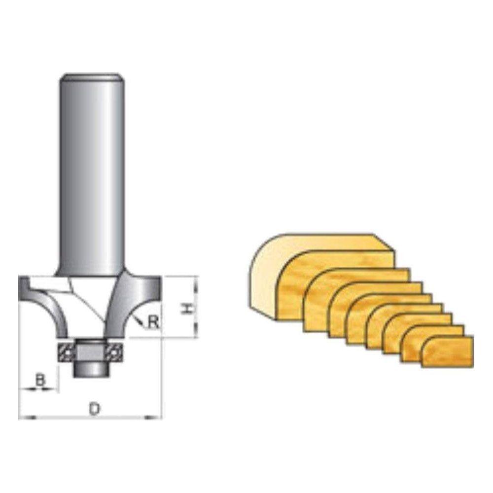 Tatara Corner Round Router Bits with Bearing – KHM Megatools Corp.