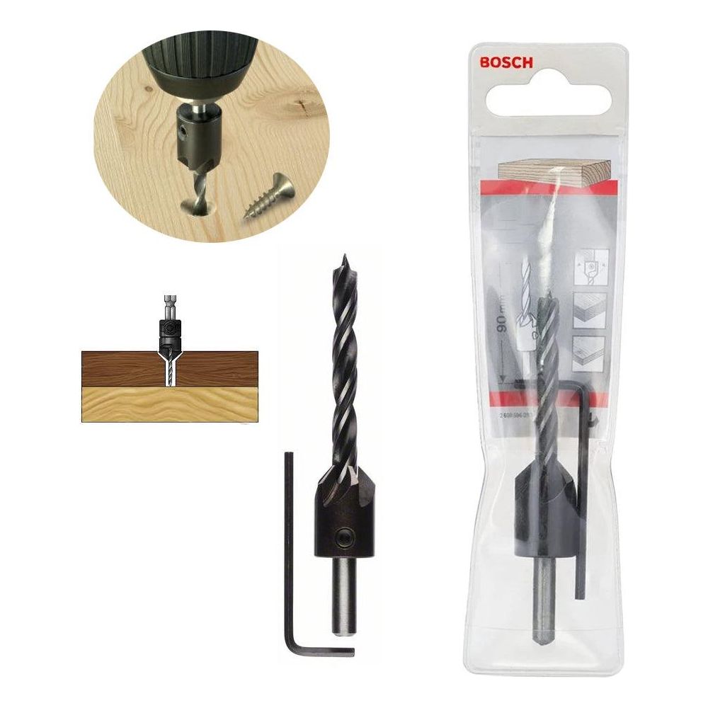 Bosch Wood Drill bit with Countersink | Bosch by KHM Megatools Corp.