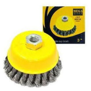 Megatools Twisted Wire Cup Brush