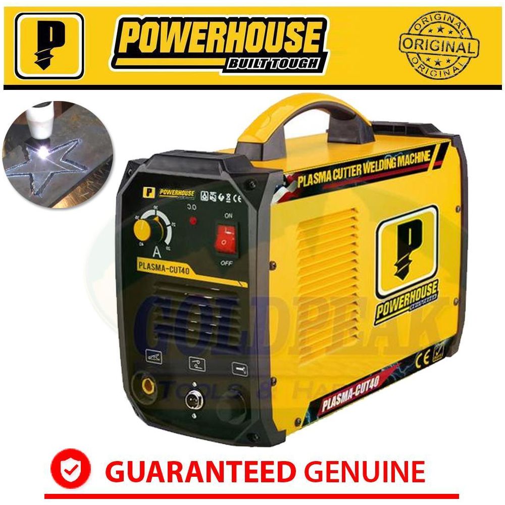 Powerhouse CUT 40 DC Inverter Plasma Cutter / Plasma Cutting Machine - Goldpeak Tools PH Powerhouse