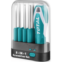 Total THT250906 9pcs Interchangeable Screwdriver Set | Total by KHM Megatools Corp.