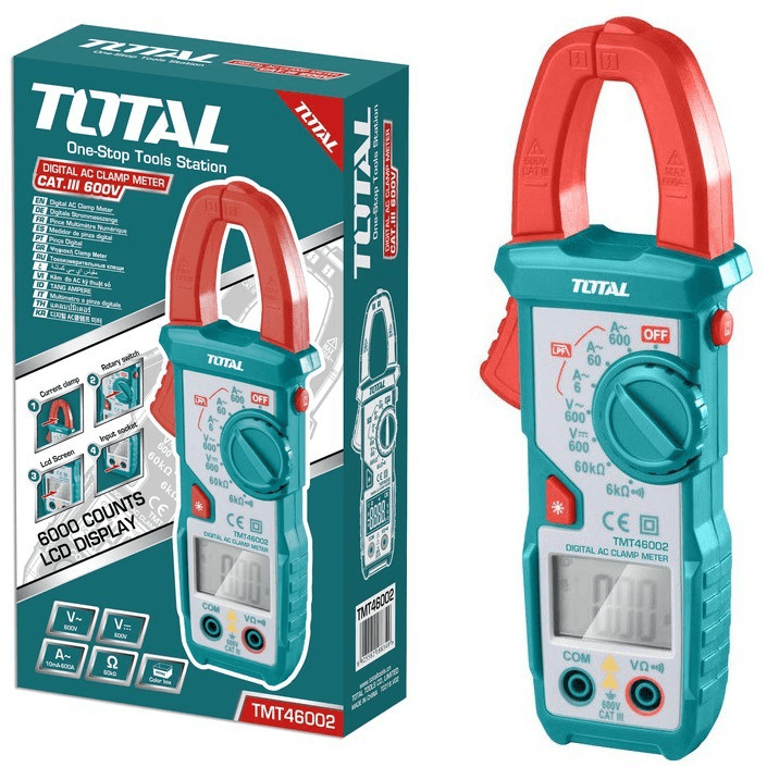 Total TMT46002 Digital AC Clamp Meter / Tester | Total by KHM Megatools Corp.