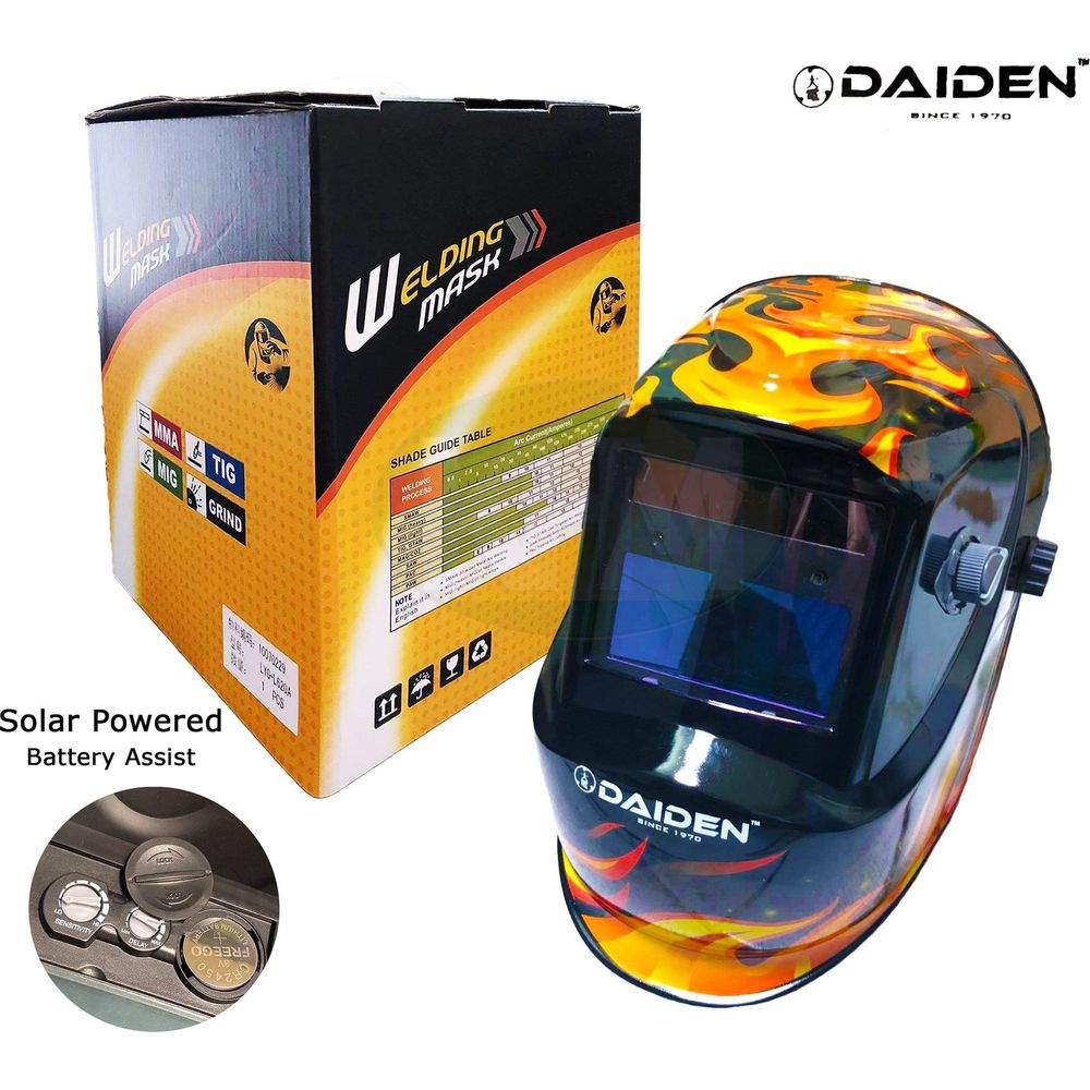Daiden Auto Darkening Helmet / Mask for Welding | Daiden by KHM Megatools Corp.