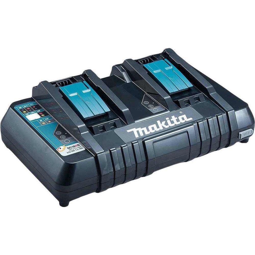 Makita DC18RD 18V  LXT Lithium Ion Rapid Optimum Charger (2 Ports) - Goldpeak Tools PH Makita