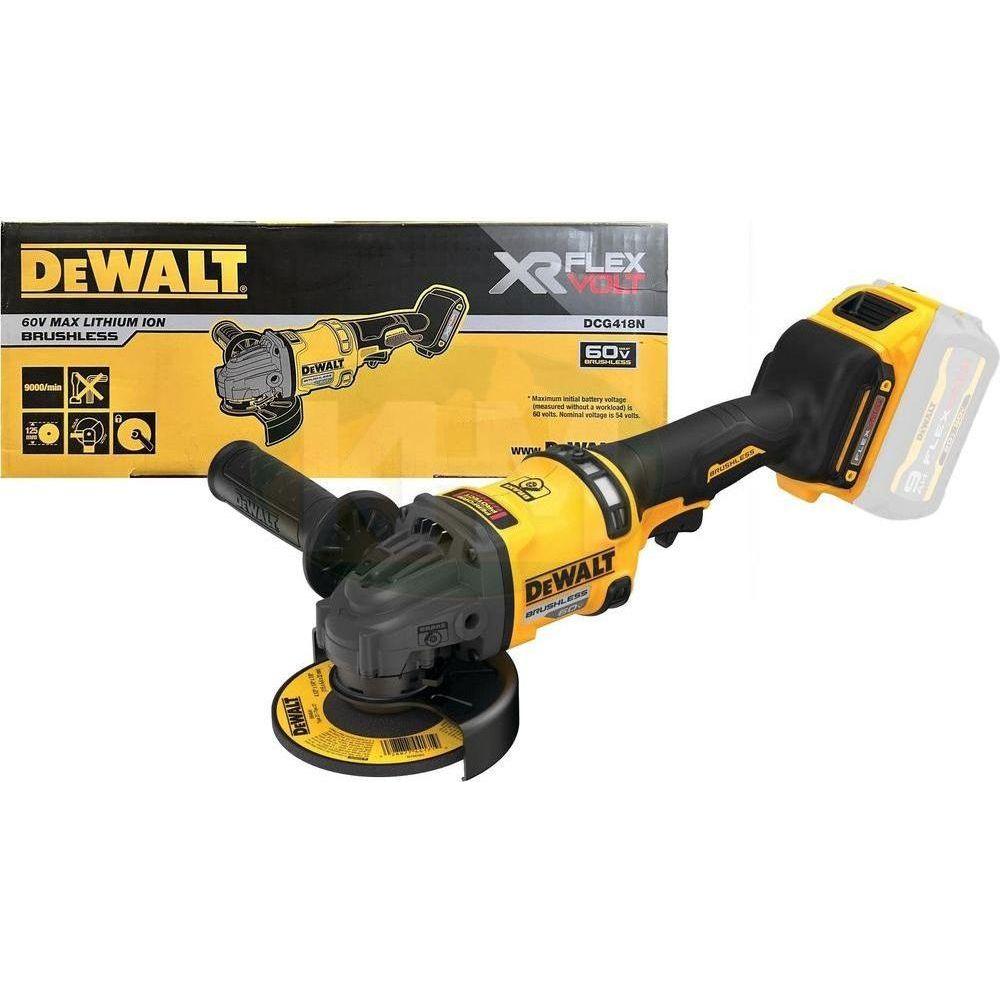 Dewalt DCG418N 60V Flexvolt™ Cordless Angle Grinder 5" (Brushless) [Bare]