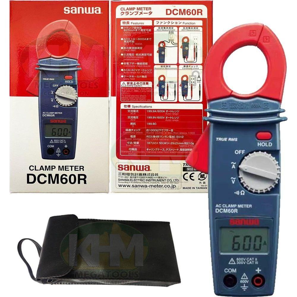 Sanwa DCM60R Digital Clamp Meter / Tester