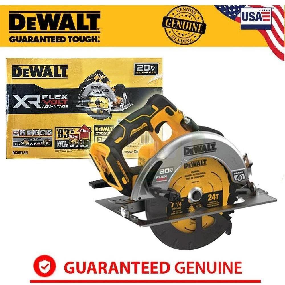 Dewalt DCS573N 20V Cordless Circular Saw 7-1/4" (Bare) [FLEXVOLT] - KHM Megatools Corp.