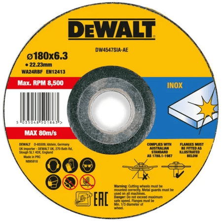 Dewalt DW4547SIA Grinding Disc 7" for Stainless Steel - KHM Megatools Corp.
