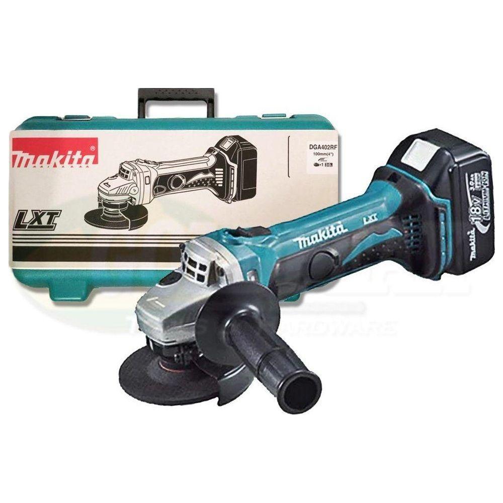 Makita DGA402RF 18V Cordless Angle Grinder (LXTSeries) [Kit]