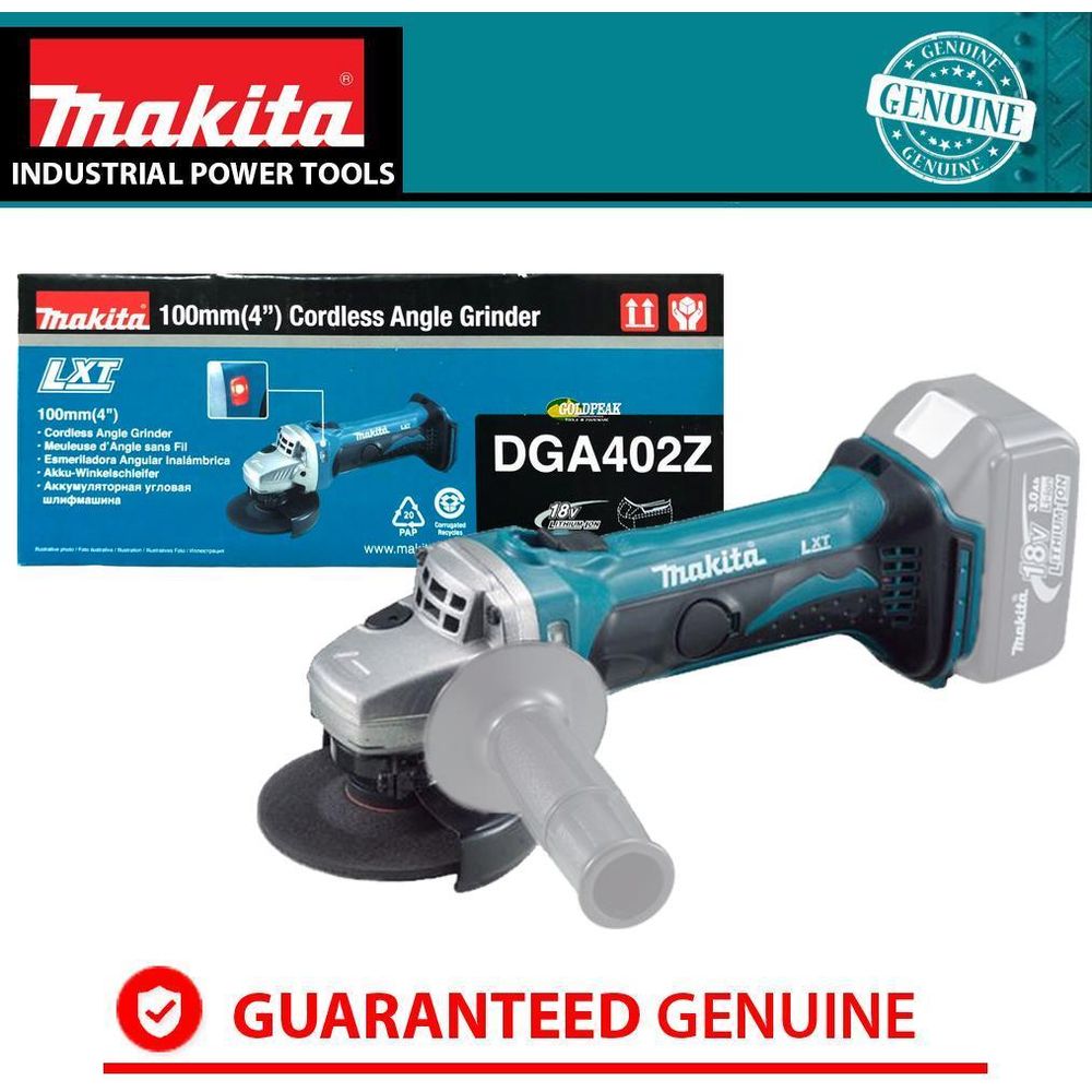 Makita DGA402Z 18V Cordless Angle Grinder (LXT-Series) [Bare] - Goldpeak Tools PH Makita