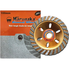 Marunaka Diamond Cup Wheel 4" - Goldpeak Tools PH Marunaka