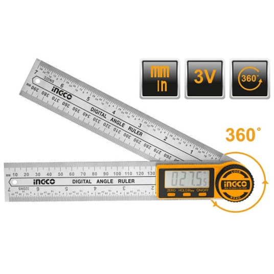 Ingco HDAR20701 Digital Angle Ruler