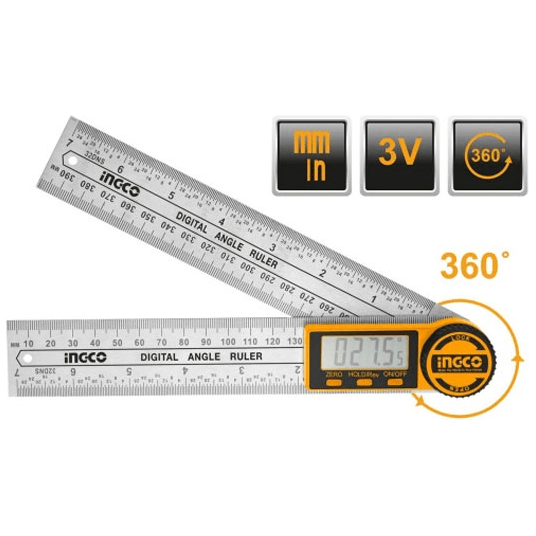 Ingco HDAR20701 Digital Angle Ruler – KHM Megatools Corp.