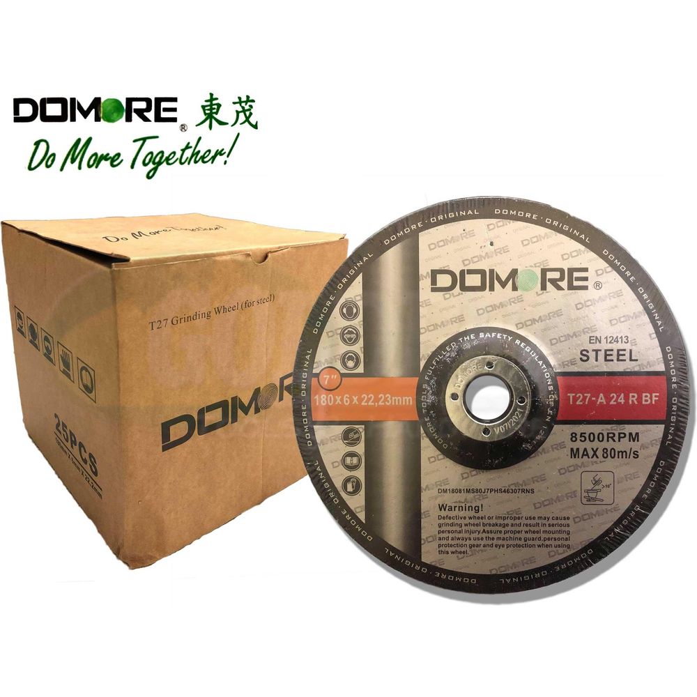 Domore Grinding Wheel 7" for Metal - Goldpeak Tools PH Domore