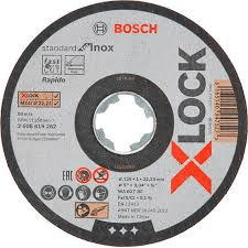 Bosch X-lock Cut Off Wheel 5"  Standard for INOX (2608619262) | Bosch by KHM Megatools Corp.