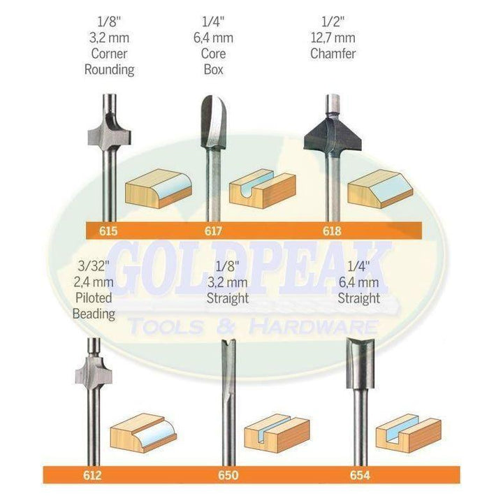 Dremel 692 Router Bit Set – KHM Megatools Corp.