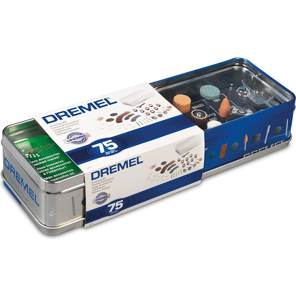 Dremel 75 Piece Accessory Tin Can Set - Goldpeak Tools PH Dremel