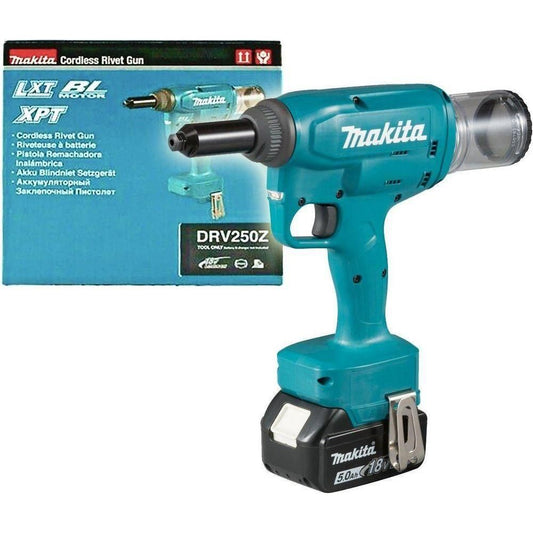 Makita DRV250Z 18V Cordless Brushless Riveter Rivet Gun (LXT