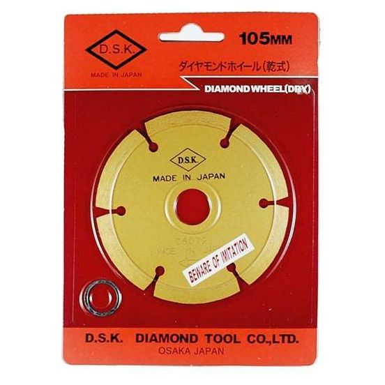 DSK Japan DSGD-4 Diamond Cut Off Wheel 4" (Dry) - Goldpeak Tools PH DSK