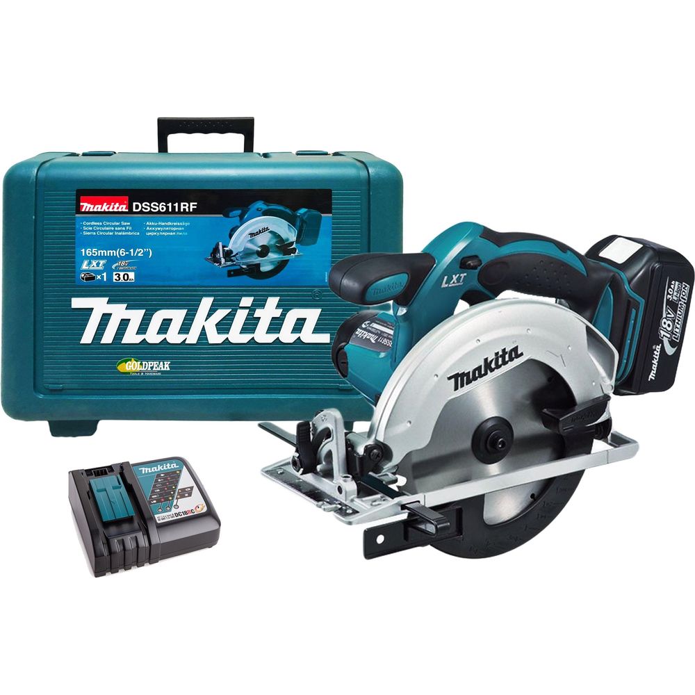 Makita DSS611RF 18V Cordless Circular Saw (LXT-Series) - Goldpeak Tools PH Makita