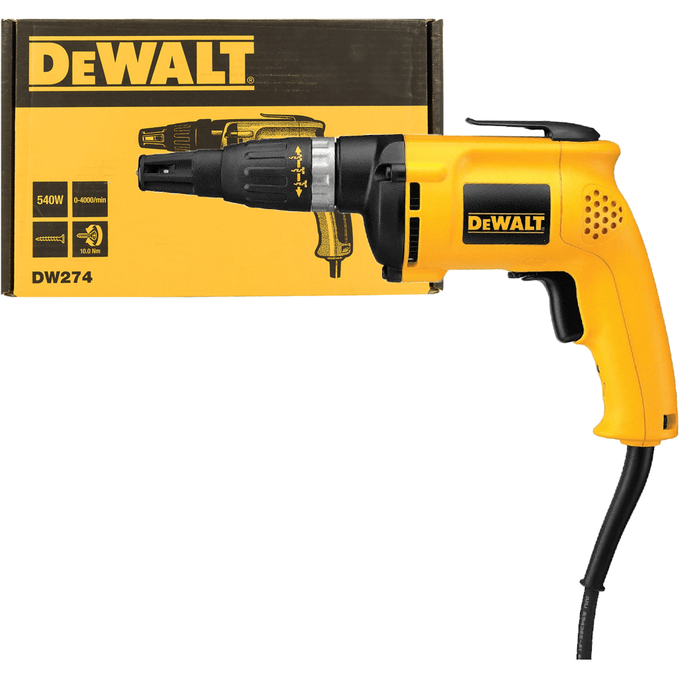 Dewalt DW274 Dry Wall Screwdriver 540W 10Nm - KHM Megatools Corp.