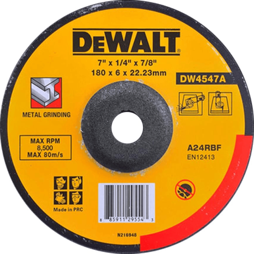 Dewalt DW4547A Grinding Disc 7" for Metal - KHM Megatools Corp.
