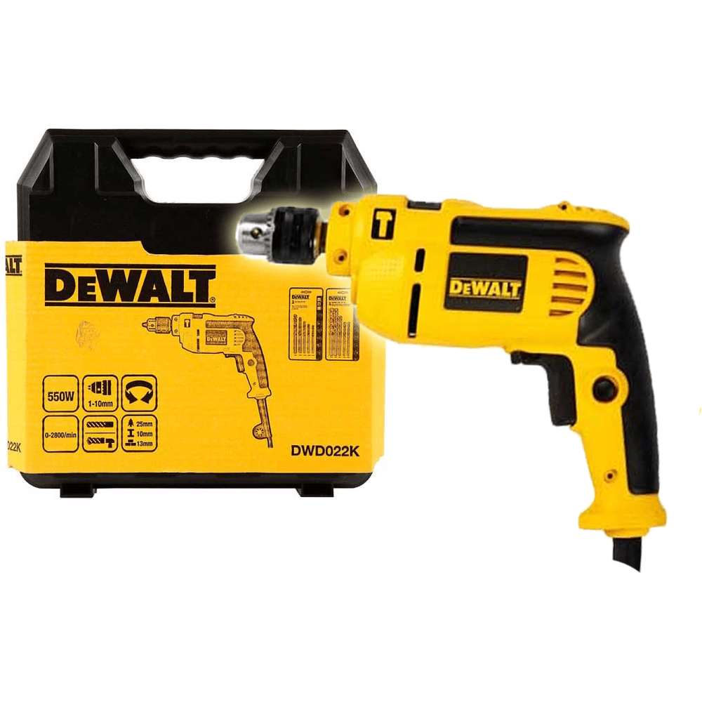 Dewalt DWD022K-B1 Impact / Hammer Drill 10mm 550W - KHM Megatools Corp. Main image