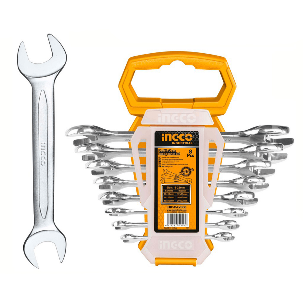 Ingco Double Open End Spanner / Open Wrench Set